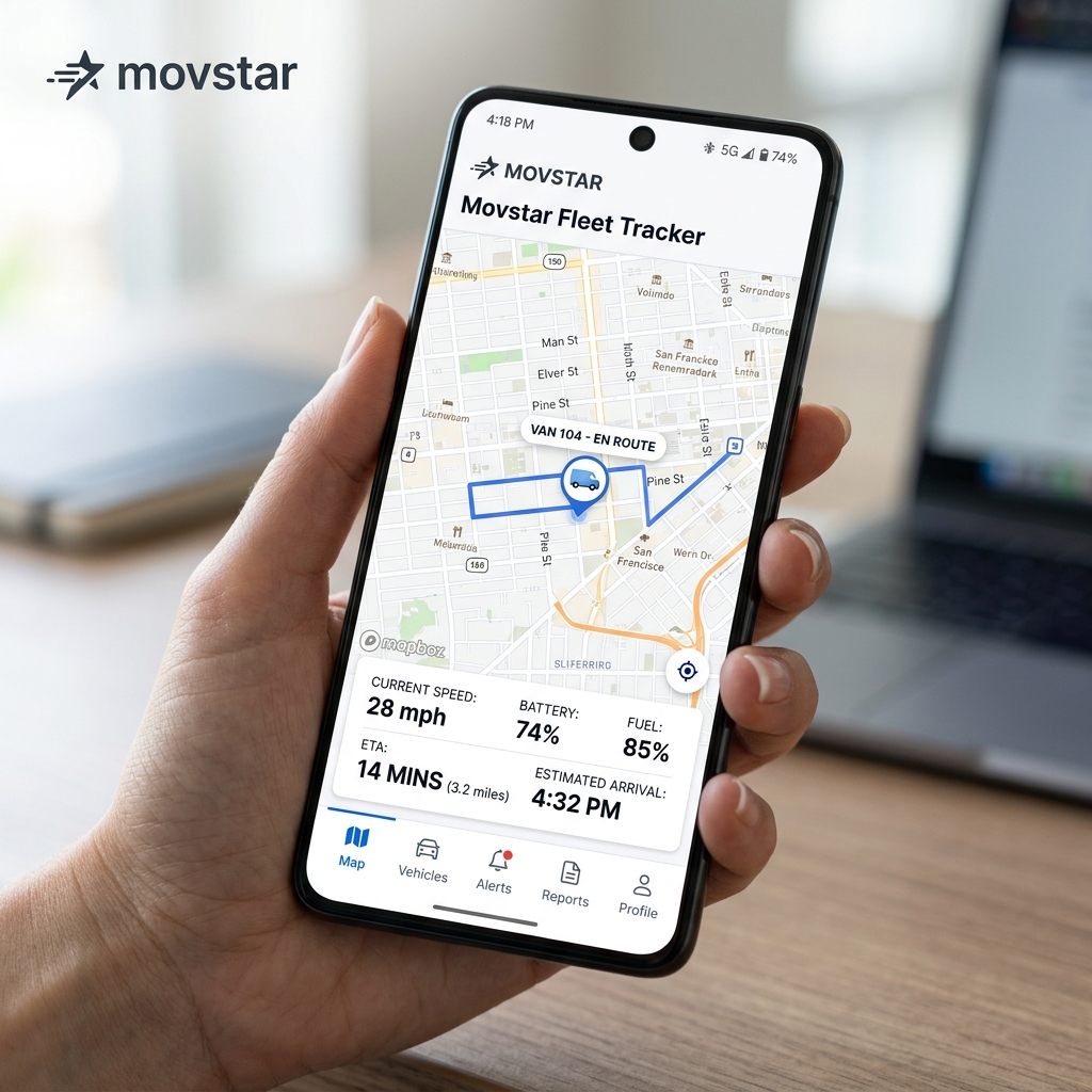 Movstar App Mobile Mockup